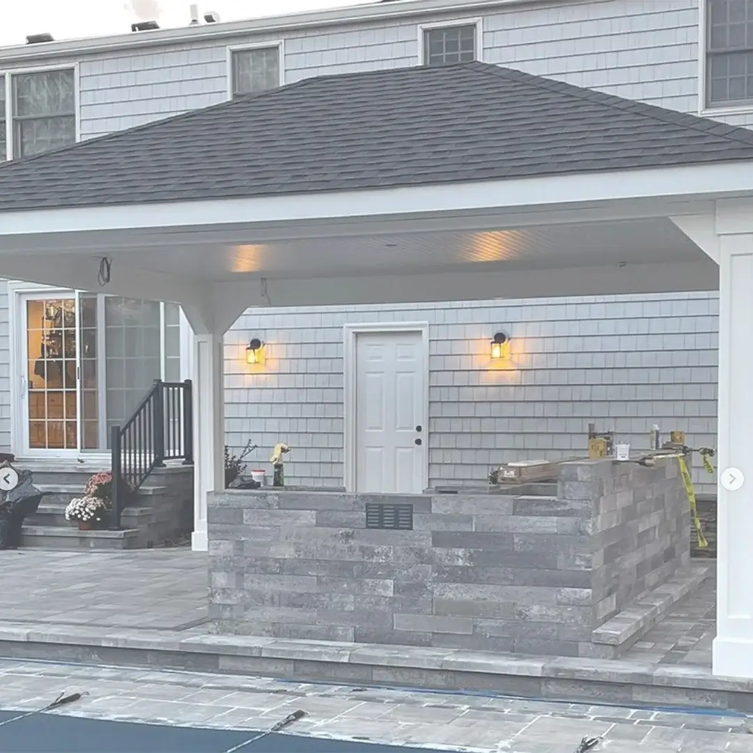 renovated portico